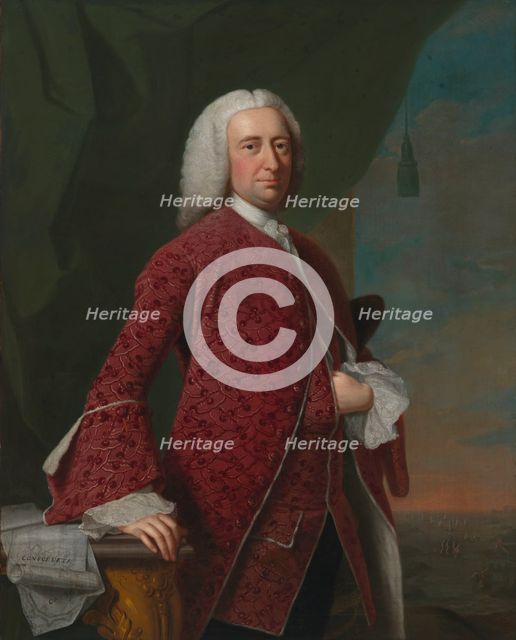 William Shirley, 1750. Creator: Thomas Hudson.