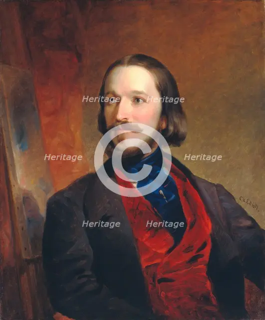 William Sidney Mount, c. 1850. Creator: Charles Loring Elliott.