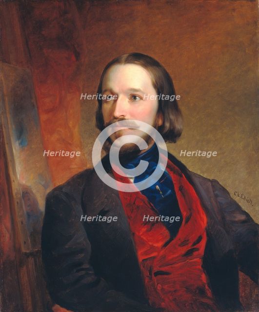 William Sidney Mount, c. 1850. Creator: Charles Loring Elliott.