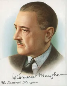 William Somerset Maugham, British author of novels, plays and short stories, 1927. Creator: Anon