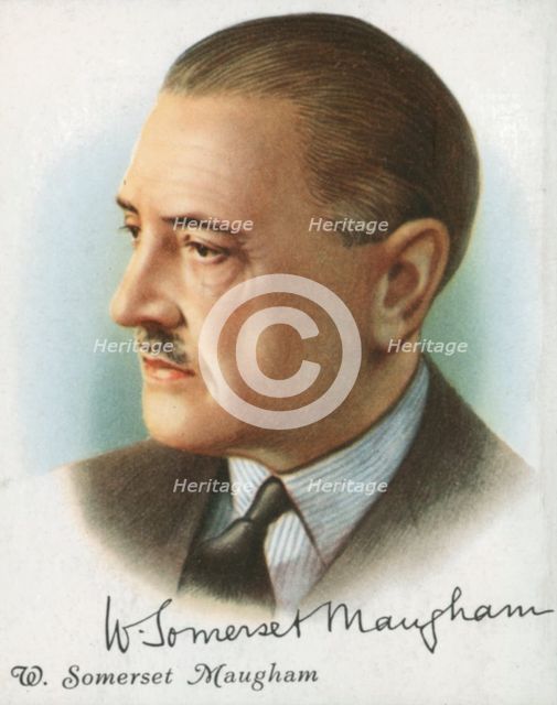 William Somerset Maugham, British author of novels, plays and short stories, 1927. Creator: Anon.