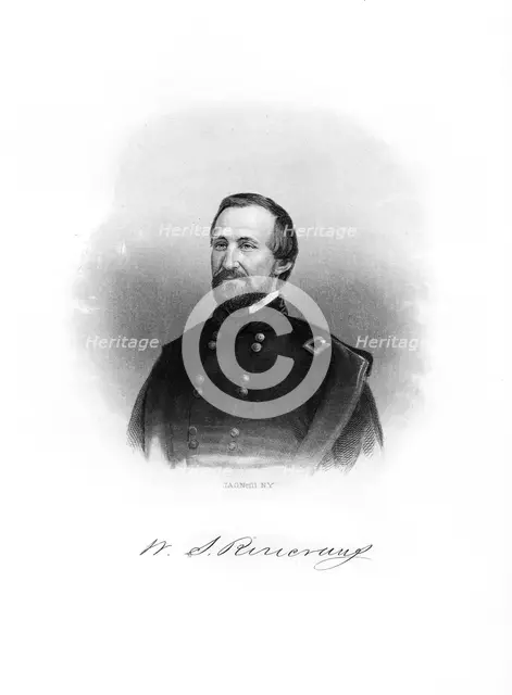 William Starke Rosecrans, American soldier, (1872).Artist: John A O'Neill