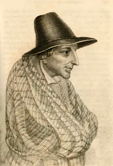William Stevenson, A notorious Beggar who died worth £900 1821. Creator: Robert Cooper