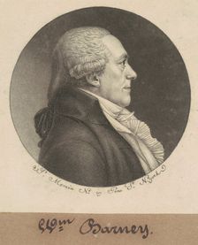 William Stevenson Barney, 1798. Creator: Charles Balthazar Julien Févret de Saint-Mémin