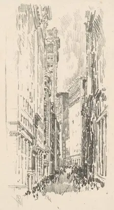 William Street, 1904. Creator: Joseph Pennell