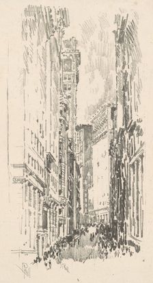 William Street, 1904. Creator: Joseph Pennell