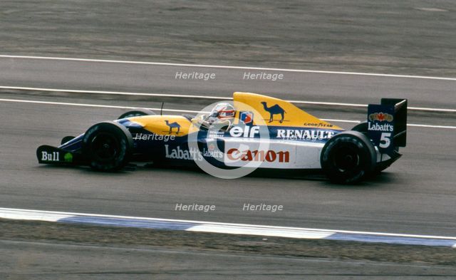 Williams Renault FW14B Nigel Mansell, 1992 British Grand Prix, Silverstone. Creator: Unknown.