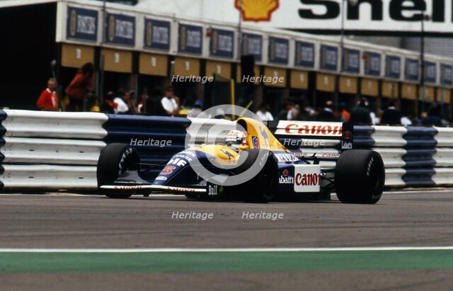 Williams Renault FW14B Nigel Mansell, 1992 British Grand Prix, Silverstone. Creator: Unknown.