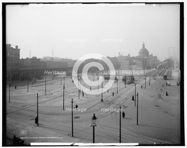 Williamsburg Bridge Plaza, Brooklyn, N.Y., c1906. Creator: Unknown.