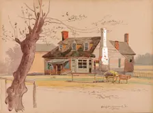 Williamsburg Post Office, ca. 1890. Creator: Dwight Williams
