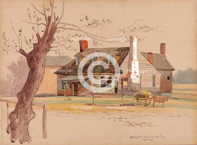 Williamsburg Post Office, ca. 1890. Creator: Dwight Williams.