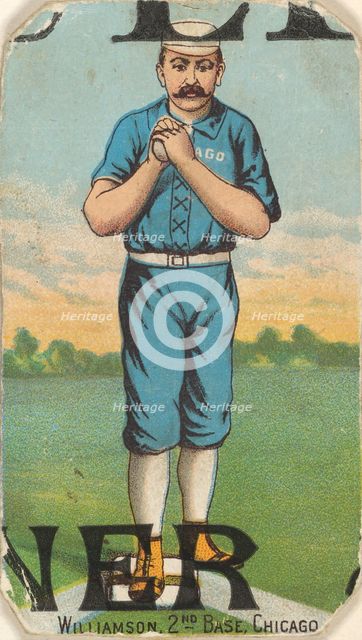 Williamson, 2nd Base, Chicago, from the "Gold Coin" Tobacco Issue, 1887. Creator: D Buchner & Co.