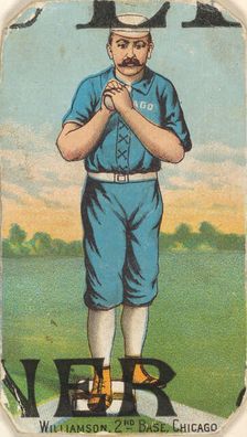 Williamson, 2nd Base, Chicago, from the "Gold Coin" Tobacco Issue, 1887. Creator: D Buchner & Co