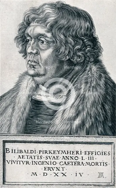 'Willibald Pirckheimer', 1524 (1906). Creator: Albrecht Durer.