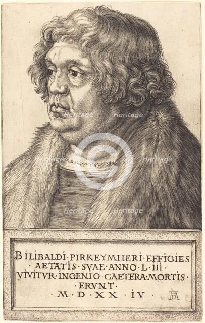Willibald Pirckheimer, 1524. Creator: Albrecht Durer.
