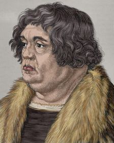 Willibald Pirckheimer, (19th century). Creator: Richard Brend'amour