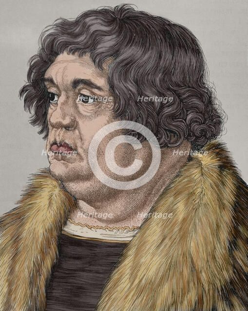 Willibald Pirckheimer, (19th century).  Creator: Richard Brend'amour.