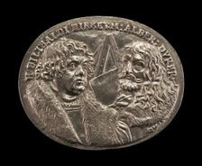 Willibald Pirkheimer, 1470-1530, and Albrecht Dürer, 1471-1528. Creator: Georg Holdermann