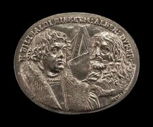 Willibald Pirkheimer, 1470-1530, and Albrecht Dürer, 1471-1528. Creator: Georg Holdermann