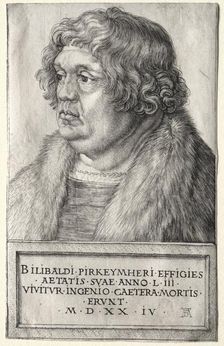 Willibald Pirkheimer, 1524. Creator: Albrecht Dürer (German, 1471-1528)