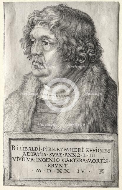 Willibald Pirkheimer, 1524. Creator: Albrecht Dürer (German, 1471-1528).