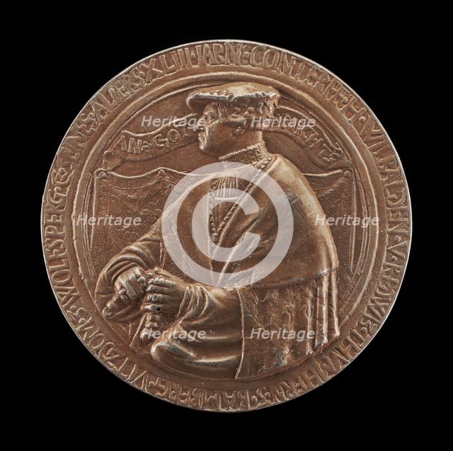Willibald von Redwitz, 1493-1544, Canon of Bamberg [obverse], 1536. Creator: Peter Dell the Elder.