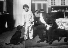 Willie Collier and son, between c1910 and c1915. Creator: Bain News Service