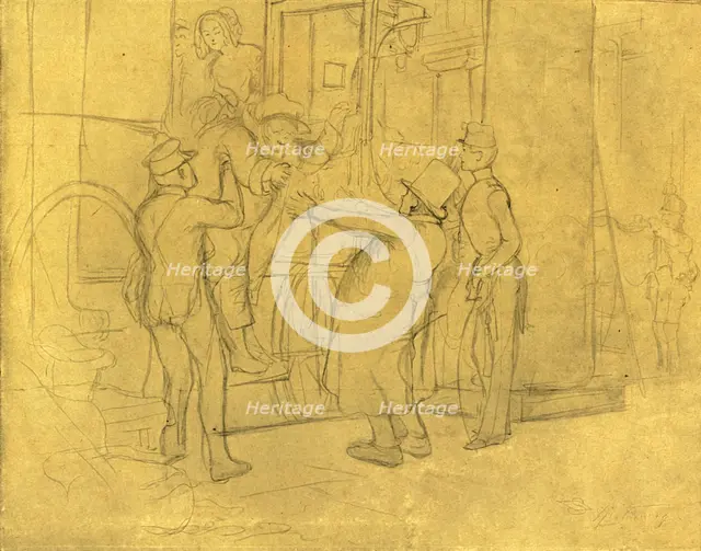 'Willkommen', mid-late 19th century, (c1924). Creator: Carl Spitzweg.