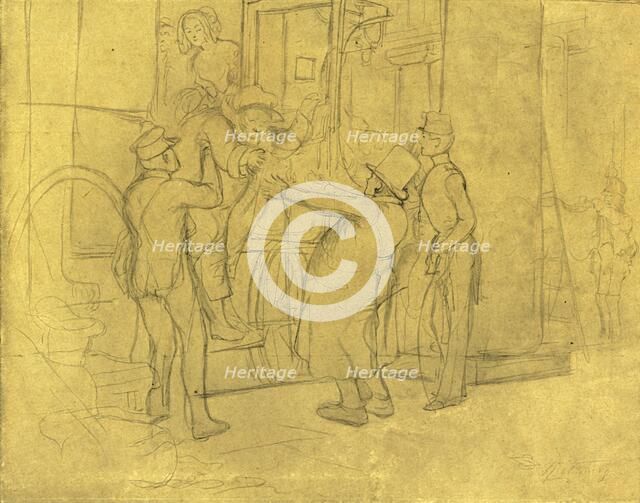 'Willkommen', mid-late 19th century, (c1924). Creator: Carl Spitzweg.