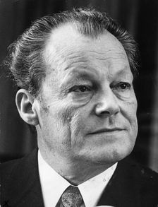 Willy Brandt (1913-1992), Chancellor of the Federal Republic of Germany. Creator: Unknown