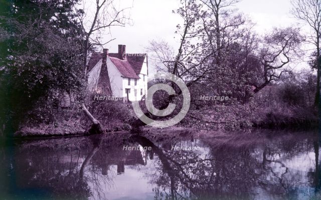 Willy Lott's Cottage, Flatford, East Bergholt, Suffolk, c1955. Creator: Arthur Charles Kirby Ware.