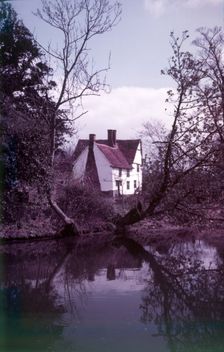 Willy Lott's Cottage, Flatford, East Bergholt, Suffolk, c1955. Creator: Arthur Charles Kirby Ware