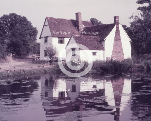 Willy Lott's Cottage, Flatford, East Bergholt, Suffolk, c1955. Creator: Arthur Charles Kirby Ware.