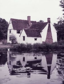 Willy Lott's Cottage, Flatford, East Bergholt, Suffolk, c1955. Creator: Arthur Charles Kirby Ware