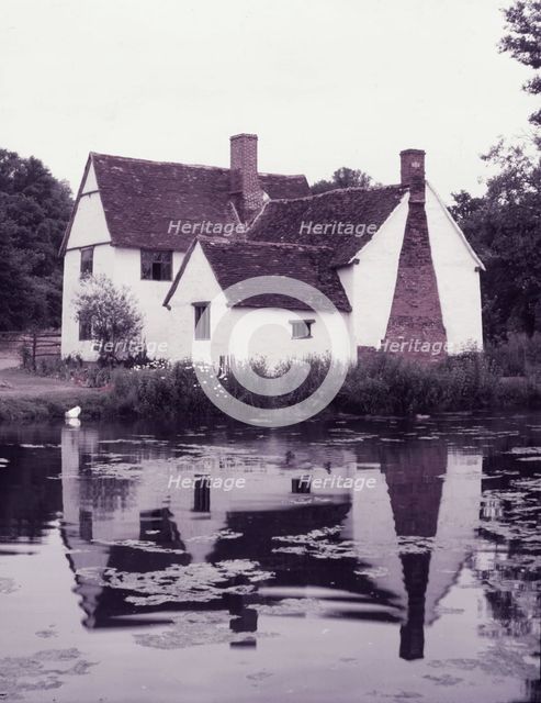 Willy Lott's Cottage, Flatford, East Bergholt, Suffolk, c1955. Creator: Arthur Charles Kirby Ware.