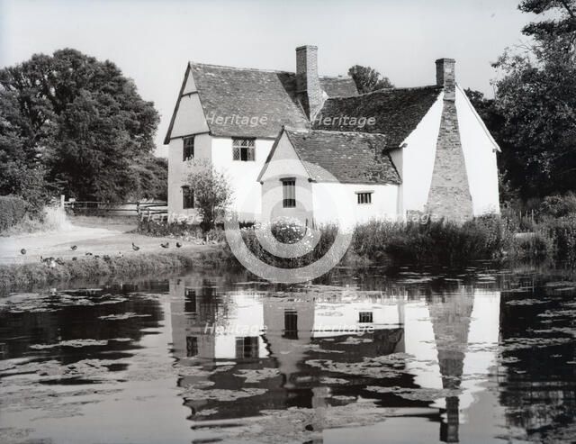 Willy Lott's Cottage, Flatford, East Bergholt, Suffolk, c1955.  Creator: Arthur Charles Kirby Ware.