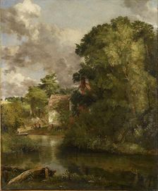 Willy Lott's House from the Stour (The Valley Farm), c1816-1818. Artist: John Constable