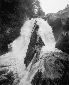 Wilmington High Falls, Adirondack Mts., N.Y., between 1900 and 1910. Creator: Unknown