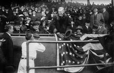 Wilson opens Ball Season, Wash., between c1910 and c1915. Creator: Bain News Service