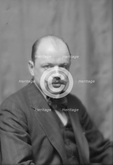 Wilson, Alvah, Mr., portrait photograph, 1912 Apr. 21. Creator: Arnold Genthe.