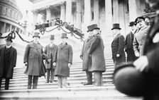 Wilson and Taft at Inauguration, 1913. Creator: Bain News Service