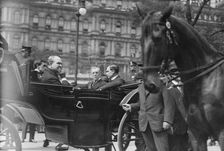 Wilson [and] Mitchel at Funeral , Vera Cruz victims, Tumulty, 1914. Creator: Bain News Service
