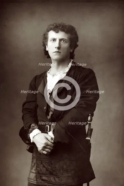 Wilson Barrett (1846-1904), English theatrical actor-manager, c1890. Artist: Unknown