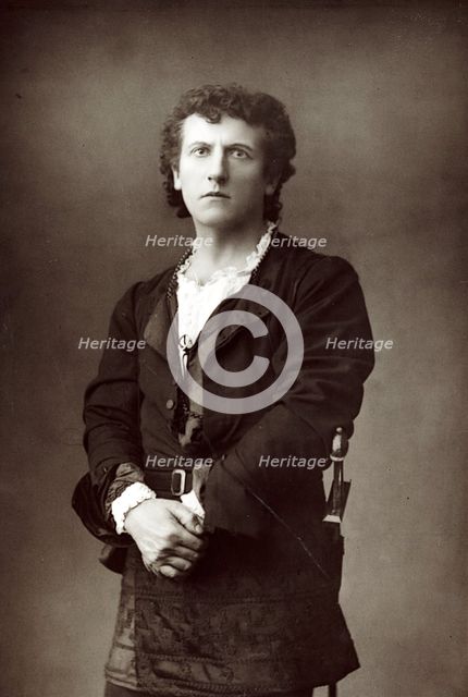 Wilson Barrett (1846-1904), English theatrical actor-manager, c1890. Artist: Unknown