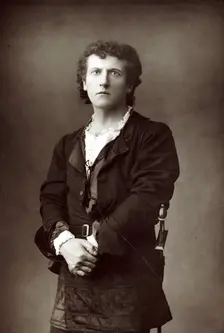 Wilson Barrett (1846-1904), English theatrical actor-manager, c1890