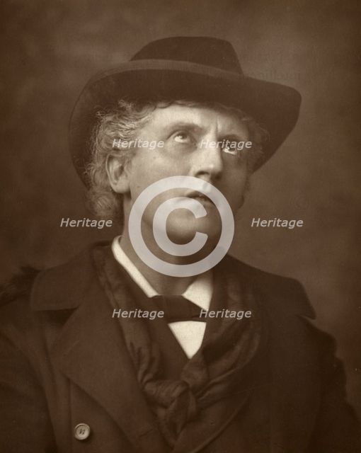 Wilson Barrett, British actor, theatre manager and playwright, 1883. Artist: St James's Photographic Co