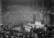 Wilson Before Congress... 3 February 1917. Creator: Harris & Ewing