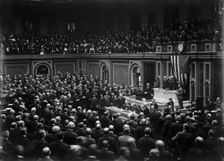 Wilson Before Congress... 3 February 1917. Creator: Harris & Ewing