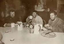 Wilson, Bowers, and Cherry-Garrard on Their Return from Cape Crozier 1 August 1911, (1913). Artist: Herbert Ponting