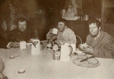 Wilson, Bowers, and Cherry-Garrard on Their Return from Cape Crozier 1 August 1911, (1913). Artist: Herbert Ponting